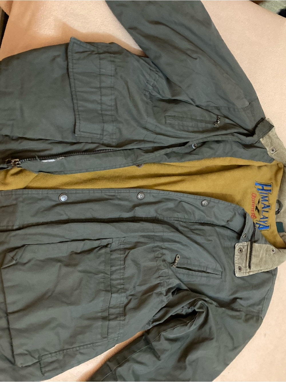 Vintage Himalaya Outfitters Olive Mens 2XL Full Zip Winter Coat See Pictures